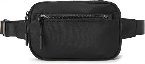 Vista 6 de Telena Riñoneras para mujeres y hombres, a la moda, con correas ajustables, negro, (0-black)