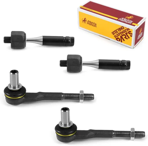 Vista 126 de Metrix Premium Chassis Parts - Kit de 4 piezas de extremos de barra de acoplamiento frontal exterior e interior compatible con Nissan Pathfinder
