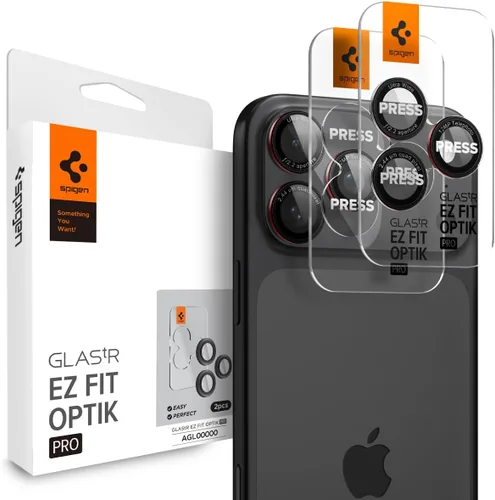 Vista 18 de Spigen Protector de pantalla para lente de cámara [GlasTR EZ Fit Optik Pro] diseñado para iPhone 17 Pro Max iPhone 17 Pro iPhone 16 Pro Max 16