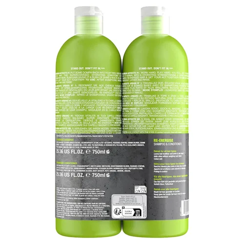 Vista 4 de TIGI Bed Head Urban Antidotes Re-Energize Champú 25.36 oz (Paquete de 2)