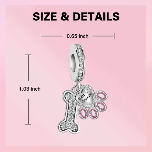 Vista 48 de Dije de girasol con diseño de estrella y luna y elefante para pulsera, collar de plata de ley 925, dijes de corazón de amor para mujer, regalo