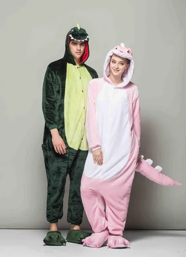 Vista 4 de HuaMei Pijama de unicornio con diseño de animal para cosplay y Halloween