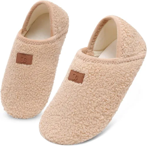 Vista 14 de Scurtain - Zapatillas de casa para mujer y hombre, zapatos de casa, calcetines cómodos, zapatos ligeros unisex para adultos descalzos
