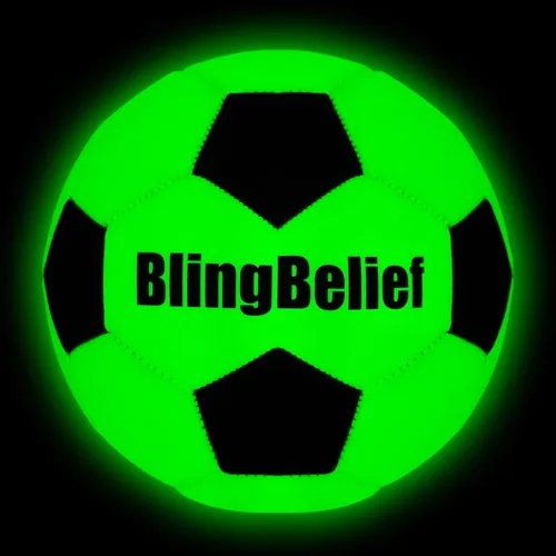 Vista 8 de Béisbol súper brillante que brilla en la oscuridad, pelota de fútbol, voleibol, fútbol, béisbol luminoso iluminado, fútbol