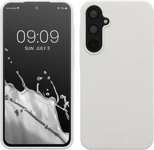 Vista 12 de kwmobile Funda Compatible con Samsung Galaxy A14 5G - Funda de teléfono de TPU y silicona con acabado suave - Verde Lima