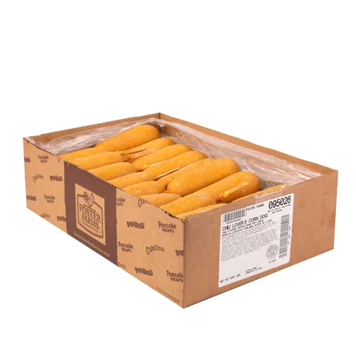 Vista 5 de Foster Farms Chili Lovers Chicken Corn Dog, 4 onzas- 36 por caja.