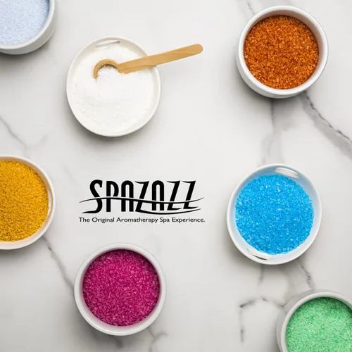 Vista 7 de Spazazz 7377C Cristales de spa y baño, lima y coco, 22 onzas