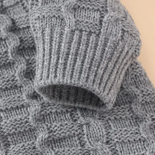 Vista 5 de Sduydiosy Mameluco para bebé recién nacido, ropa de manga larga con botones, lindo traje de invierno para bebé