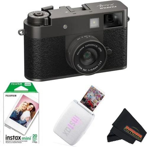 Vista 8 de FUJIFILM Cámara compacta X Half Premium, color negro
