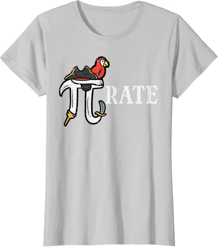 Vista 54 de Pirate Pi Funny Math Pie Halloween Disfraz Maestro Hombres Mujeres Camiseta Asphalt Grey