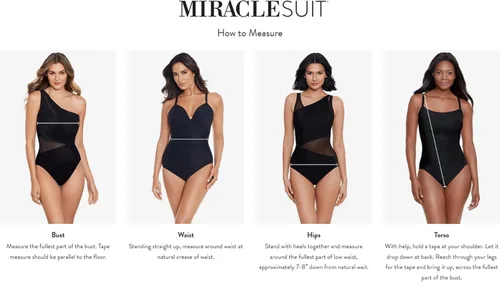 Vista 6 de Miraclesuit Traje de baño de una pieza para mujer, con control de abdomen, con aros