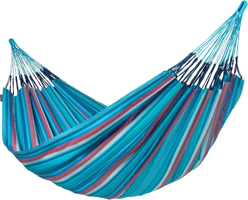Vista 44 de LA SIESTA Brisa - Hamaca clásica colgante, hecha a mano, resistente a la intemperie, resistente a roturas para relajación en interiores y Almendra