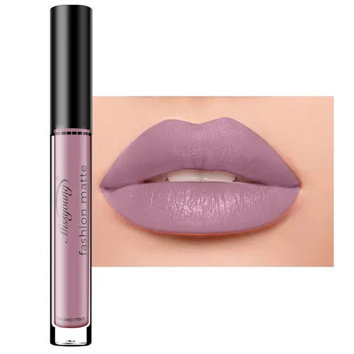 Vista 7 de Maquillaje de lápiz labial líquido gótico mate de Halloween, taza antiadherente impermeable y brillo de labios de larga duración, lápices labiales A1