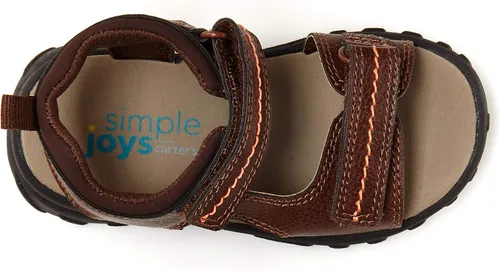 Vista 4 de Simple Joys by Carters Sandalia de playa Rowan unisex para niños