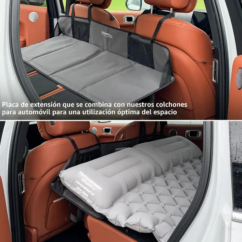 Vista 7 de Placa de extensión del colchón del asiento trasero del coche, extensor Gris-oscuro