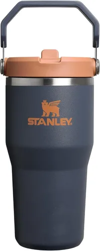 Vista 62 de STANLEY IceFlow 2.0 - Vaso con pajilla abatible con asa, 30 onzas, tapa giratoria y popote abatible, botella de agua a prueba de fugas, acero Tiza