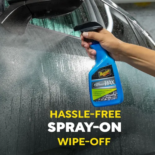 Vista 7 de Meguiar's - Cera de cerámica híbrida, cera en aerosol fácil de usar para el detalle del automóvil con la potencia protectora superior