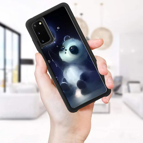 Vista 3 de Funda para Samsung Galaxy S20 5G - Funda de teléfono con diseño de burbujas de Panda Play - Funda de TPU con absorción de golpes