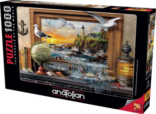 Vista 7 de Anatolian Puzzle - Colores africanos, rompecabezas de 1000 piezas, #1054