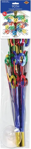 Vista 4 de 90 Centro de mesa en cascada (multicolor) Accesorio de fiesta (1 unidad) (1/Pkg)