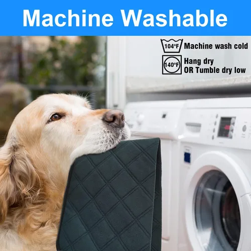 Vista 4 de RIOUSSI - Almohadillas reutilizables para orina para perros, cachorros, lavables, absorbentes, a prueba de fugas Soft Material Non-Slip Bottom