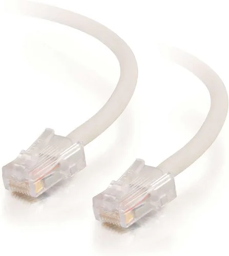 Vista 81 de C2G 24494 Cable cruzado Cat5e - Cable de conexión de red sin blindaje sin arranque, naranja (3 pies, 3.0 ft)