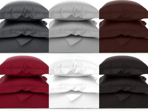Vista 2 de Flex Top - Sábanas Cal-King para cama ajustable de 800 TC-100% algodón, 4 piezas, sábanas divididas para dormir número cama, blanco, divididas de 28