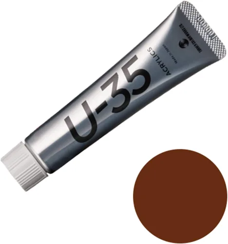 Vista 2 de U-35 Burnt Shener, 0.7 fl oz (0.7 fl oz), juego de 3, 671 Turner, pintura acrílica acrílica Shener quemado