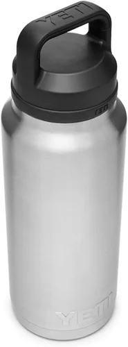 Vista 7 de YETI Rambler - Botella de 36 onzas, aislada al vacío, a prueba de fugas, de acero inoxidable con tapón para sorbos Aislamiento al vacío