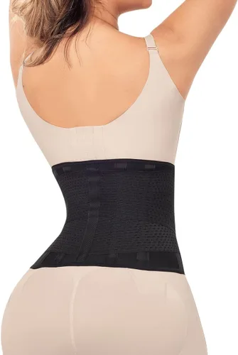 Vista 3 de Forma Tu Cuerpo, Faja Colombiana, Cinturón reductor de cintura de entrenamiento para hombres y mujeres