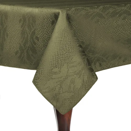 Vista 18 de Ultimate Textile Modern Damask Kenya - Mantel cuadrado (72 x 72 pulgadas), color negro