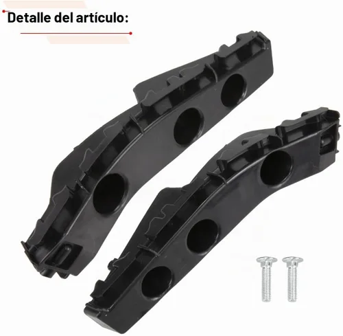 Vista 6 de RLB-HILON Soporte de parachoques delantero compatible con Jeep Compass 2011 2012 2013 2014 2015 2016 2017 año, para 5182596AC 5182597AC