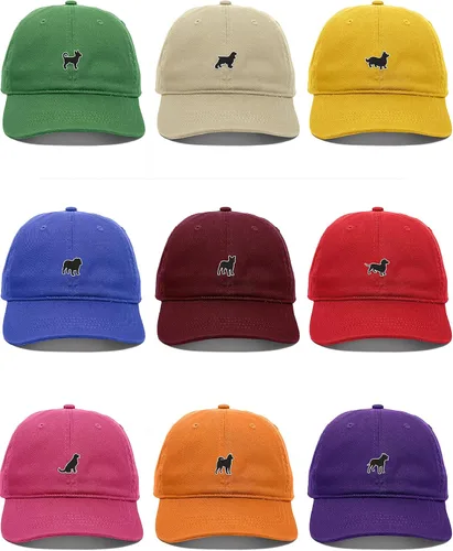 Vista 4 de Daxton Gorro de béisbol para papá con diseño de razas de perros