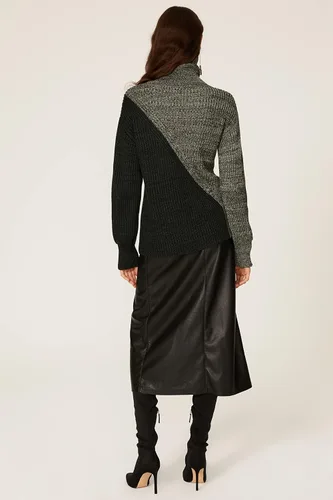 Vista 4 de Derek Lam Collective Rent The Runway - Cuello de tortuga preamado con bloques