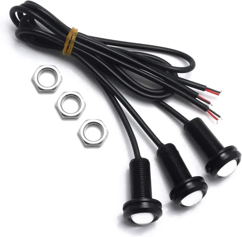 Vista 7 de x xotic tech 3 luces LED para parrilla delantera con montaje de lente de proyector compatible con automóviles, camionetas, camiones, SUV, remolques