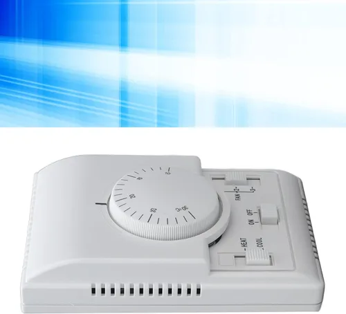 Vista 4 de Control industrial Cfor OMPonents Termóstato central de aire acondicionado 2 vías Interruptor de control mecánico Acondicionador 110‑220V Termostatos