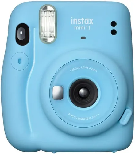 Vista 2 de Fujifilm Instax Mini 11 Blue Holiday Bundle 2022