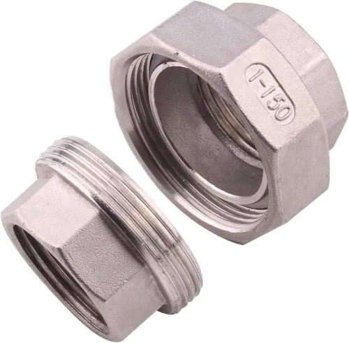 Vista 4 de Unión de accesorios de tubería fundida - 1" NPT hembra montaje acero inoxidable 304, clase 150