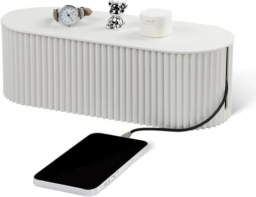 Vista 9 de Caja de Gestión de Cables Grande Caja Organizadora de Cables para Regletas de Corriente, Protectores de Sobretensión, Cargadores, Adaptadores