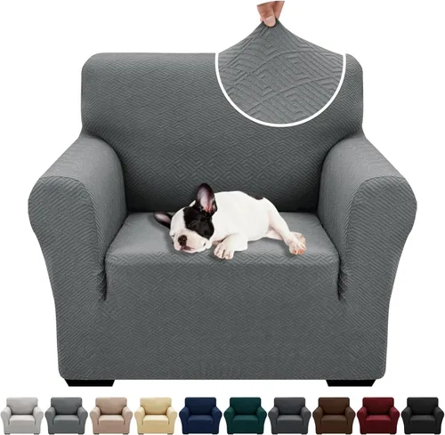 Vista 33 de XINEAGE Fundas elásticas nuevas para sillón 2025, 1 pieza, protector para silla de sala de estar, funda gruesa y suave con parte inferior elástica