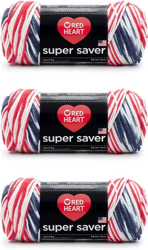 Vista 115 de Red Heart Hilo Super Saver, paquete de 3, camuflaje, 3