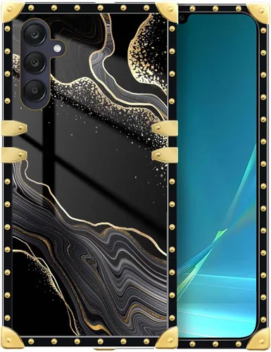 Vista 160 de Funda compatible con Samsung Galaxy A03S 4G, TPU suave de lujo y parte trasera de policarbonato duro para niñas y mujeres, funda protectora a prueba