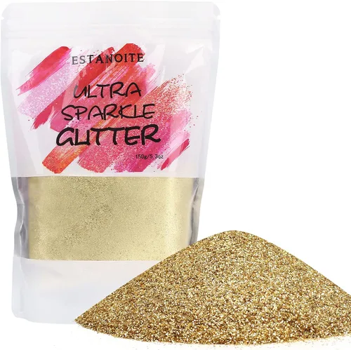Vista 16 de Purpurina extrafina de 5.29 oz, polvo holográfico de purpurina ultrafina para resina, vasos, maquillaje, cara, ojos, cabello, cuerpo, manualidades