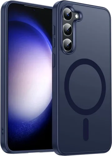 Vista 256 de LeYi Funda para teléfono Samsung-S23: protector de pantalla e imán MagSafe Púrpura