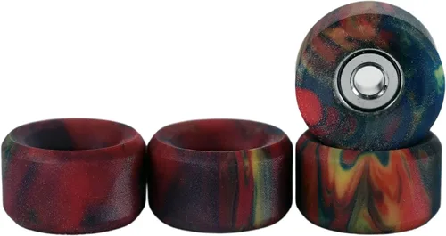 Vista 7 de Teak Tuning Apex 61D - Ruedas de diapasón de uretano, con forma de cuenco delgado, 0.295 in de diámetro, rodamientos ABEC-9 Stealth - Fabricado