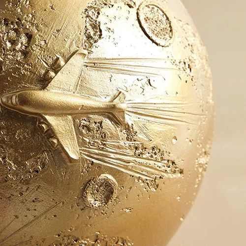 Vista 4 de Figura de astronauta de resina, adorno de astronauta de astronauta, escultura en caja de almacenamiento, organizador de cuencos para decoración