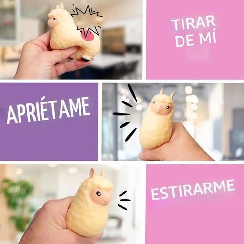 Vista 3 de Boxer Gifts Calma Llama Juguete Antiestrés Pelotas Antiestrés Únicas para Adultos y Adolescentes - Juguetes Sensoriales Blanditos de Animales