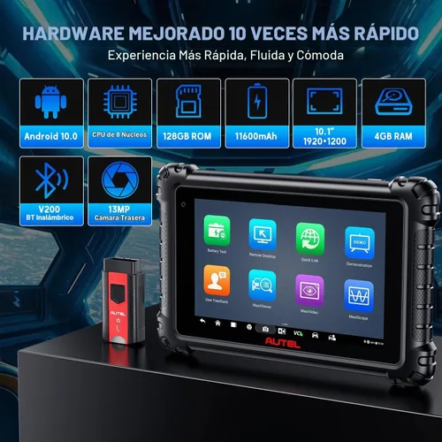 Vista 9 de Autel MaxiSys MS906MAX OBD2 escáner, mucho mejor que MS906 Pro, 2026 MS906 MAX hasta MS906S MS906BT MS908, codificación ECU, más de 3000 pruebas