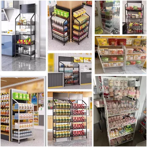 Vista 7 de Estante comercial para supermercado, soporte de exhibición de aperitivos al por menor, tienda de conveniencia/farmacia, soporte de exhibición
