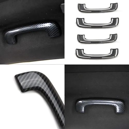 Vista 2 de Crosselec - Cubierta de asa de techo de fibra de carbono para Dodge Charger 2011-2021 Accesorios